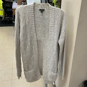 Express Cream Colored Cardigan